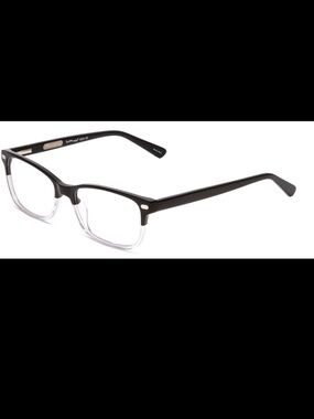 Ernest Hemingway 4869 Unisex Cateye Eyeglasses in Black/Crystal Fade/Silver 53mm